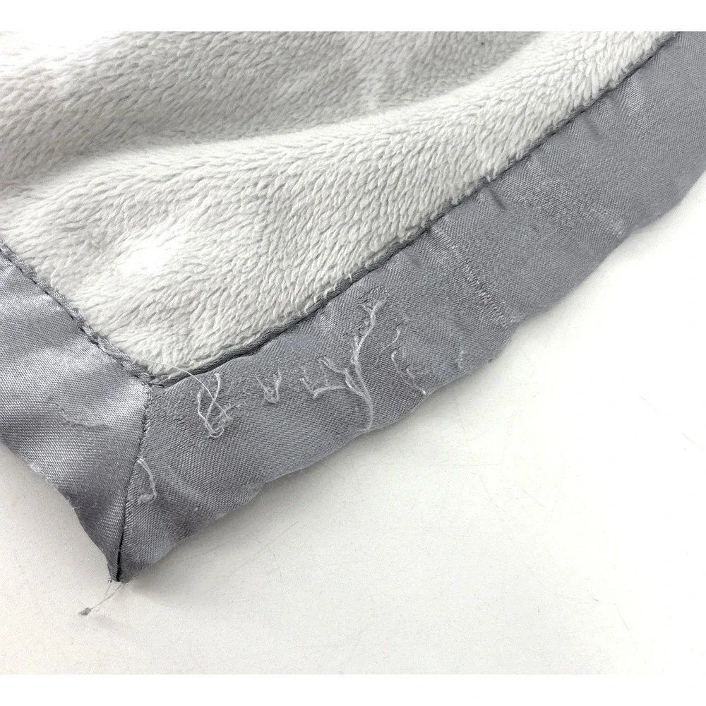 Cloud Island Gray Bear Lovey Security Blanket Trees XL Oversized Target